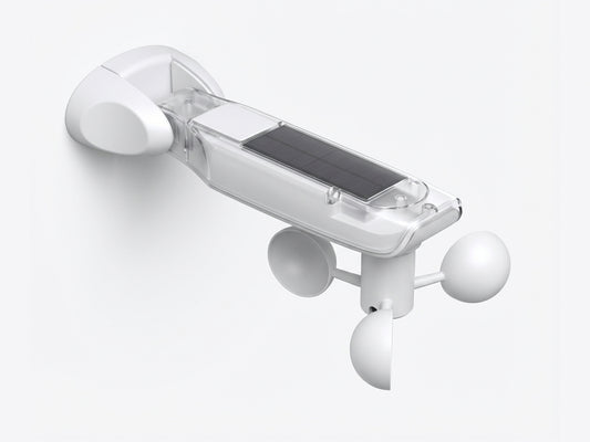 Vind- og solsensor (med solcelle)